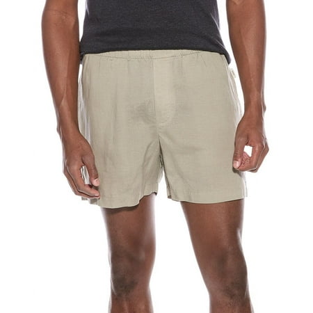 Onia mens Home Linen-Blend Short, XL, Green