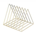 thumbnail image 2 of 3pcs Triangle Files Organizer Wire Collection Desktop Iron Storage Rack Bookshelf Holder Para office and home Decoration Macarena Estantería de escritorio de metal, 2 of 8