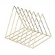 thumbnail image 2 of Organizador de archivos, almacenamiento de escritorio de ambre de hierro triangur, soporte para revistas Zulema Estantería de escritorio de metal, 2 of 8
