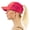 Hot Pink, variant on C.C Ponytail Messy Buns Trucker Ponycaps Plain Baseball, Charcoal