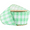 Green, variant on LaRibbons 2 1/2" Wired Ribbon | White/Spring Gingham | 10 Yard Roll | 4 Color Options