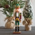 thumbnail image 1 of 1*Pintado a mano 30CM Cascanueces Marioneta Soldado Rey Cascanueces de madera Hombre Navidad Pequeño Ornamento, 1 of 4