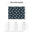thumbnail image 5 of Honeii Cartoon Swan print throw blanket, crafted from cozy cotton flannel, offers versatile home decor as a bedding suitable for all seasons.-60"x50", 5 of 6