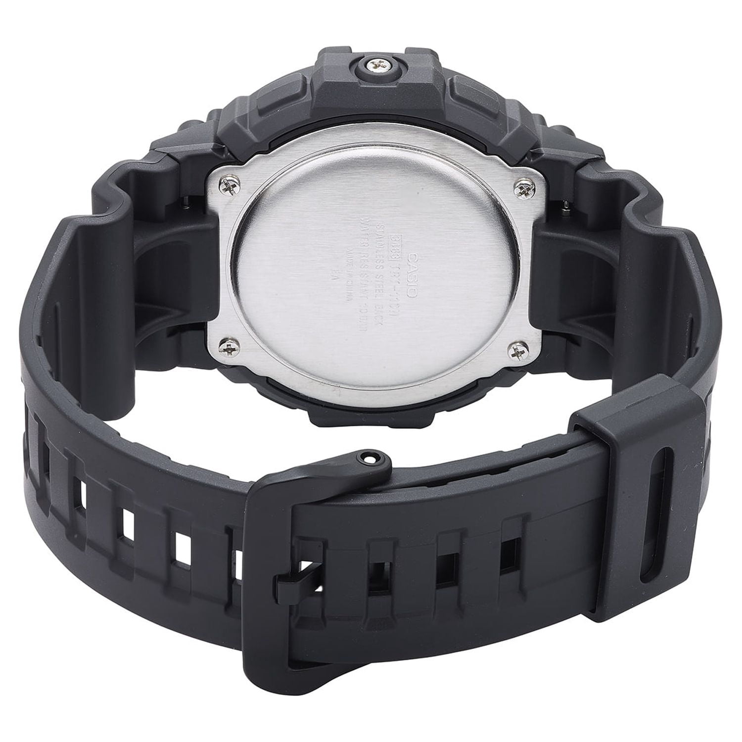 Casio Men's Mud-Resistant Sport Watch, Black/Gray TRT110H-1AV