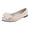 Beige #058, variant on Women's Bow Detail Textured Slip On Flats - Comfortable Non-Slip Casual Dress Shoes for Daily Walking & Office Work 43