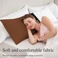 thumbnail image 5 of Brown Black White Boho Body Pillow Covers, Modern Striped Art Soft Breathable Throw Pillow Cases with Invisible Zipper, Decorative Pillowcase Pillows Protectors for Sofa Bed Couchair 20"x54", 5 of 9