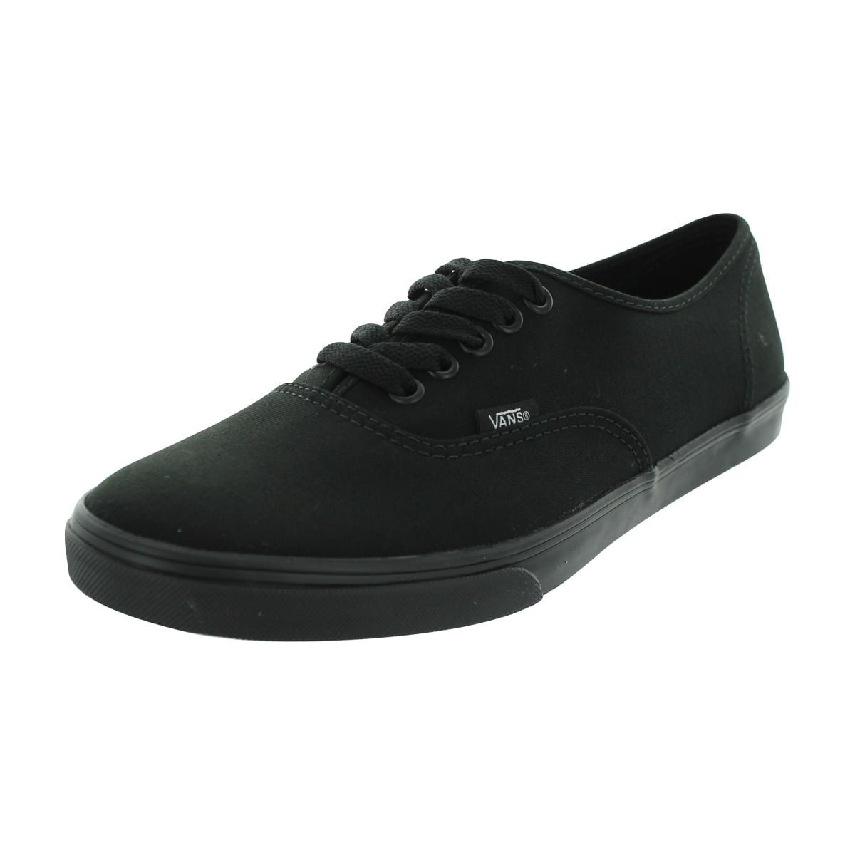 Vans Authentic Lo Pro Black Canvas Skate Shoes Walmart.com