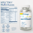 thumbnail image 2 of Solaray Spectro Multivitamin with Iron | Cal/Mag, Energizing Greens & Herbs with Digestive Enzymes | 250 Caps | 42 Serv., 2 of 6