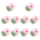 thumbnail image 4 of 10 unids encantadora forma de fresa fieltro fieltro artesanía hecha a mano artesanías DIY DIY Decors, 4 of 6