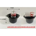 thumbnail image 3 of Mini Slow Cooker 0.65qt(20oz) Warmer, Fondue Pot S0et,Chocolate Melting Pot (RED), 3 of 5