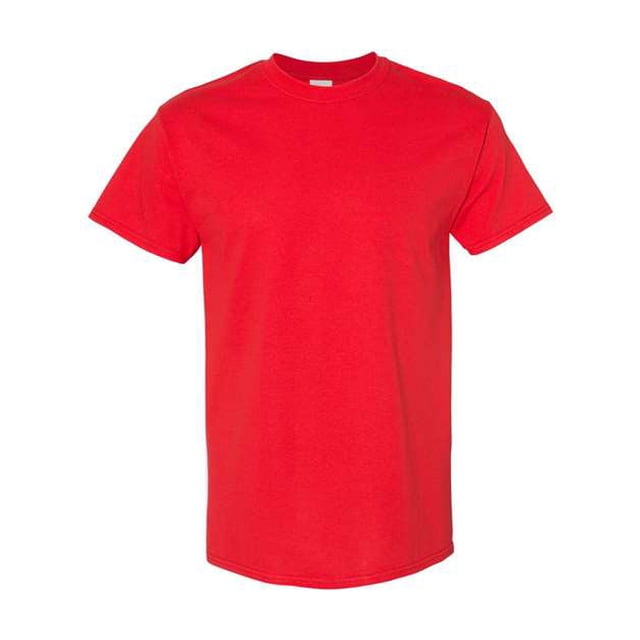 Gildan pesado algodón 5,3 oz. Camiseta 4XL Roja Gildan 5000