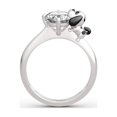 thumbnail image 1 of Anillo de plata fina 925 ajustable para perro, regalo para mujer, 1 of 8