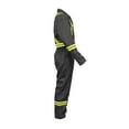thumbnail image 3 of Safety Hi Vis Coverall with Leg Zipper – 100% Cotton, 7 oz (Small, Dark Grey), 3 of 5