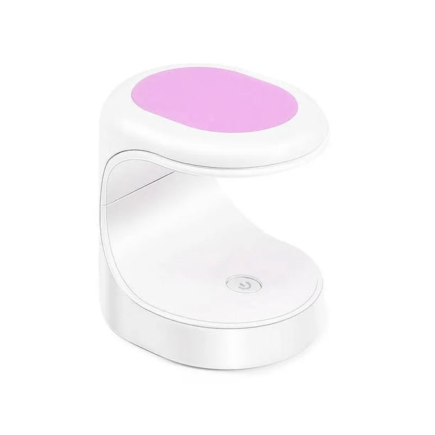 Mini lámpara de uñas LED UV, mini luz UV para uñas de gel, luz UV portátil para herramientas de arte de uñas, secado rápido para salón de uñas en casa DIY