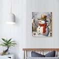 thumbnail image 3 of Nawypu  Snowman Canvas Wall Art for Christmas - Print Winter Pictures Artwork Painting  for Home Wall, 3 of 4