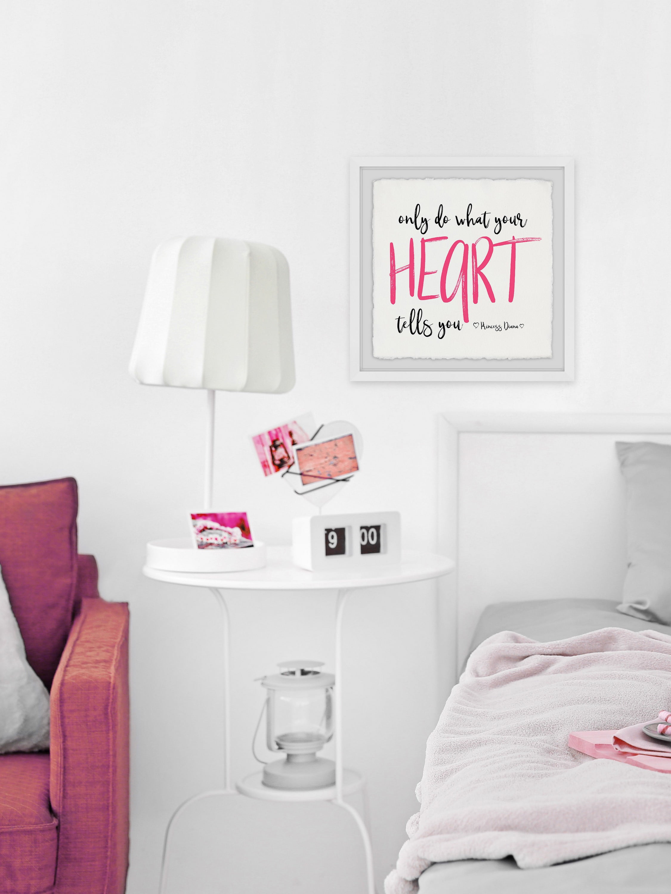 Do What Your Heart Tells You Framed Painting Print