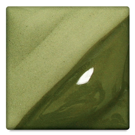 Amaco Lead-Free Velvet Underglaze - Avocado, 16 oz