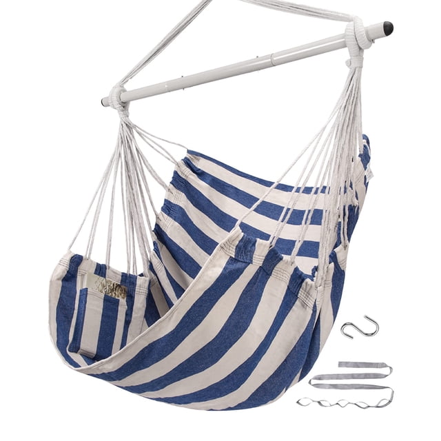 Silla Colgante Hamaca ADVOKAIR Resistente hasta 227 kg para Uso Interior/Exterior