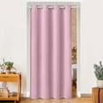 thumbnail image 1 of Lapalife Blackout Door Curtains for Doorways and Closets, Privacy Curtain Room Divider Thermal Insulated Door Curtain, 1 Panel, 34" x 80", Pink, 1 of 8