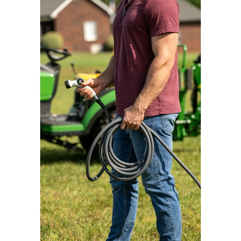 Fitt Force Pro 5/8 in. D X 50 ft. L Heavy Duty Premium Grade Garden Hose Black,Blue Fitt Force Pro 5/8 in. D X 50 ft. L Heavy Duty Premium Grade Garden Hose Black,Blue