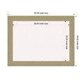 thumbnail image 7 of Amanti Art White Cork Board Framed Mosaic Gold Bulletin Board 32 in. x 24 in., 7 of 7