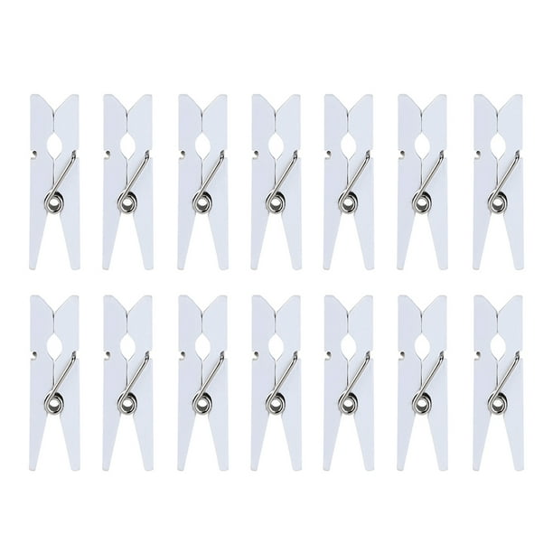 200pcs mini clips de fotos de madera mini clip de ropa pinzas de mensaje de papel multifunción 2.5cm