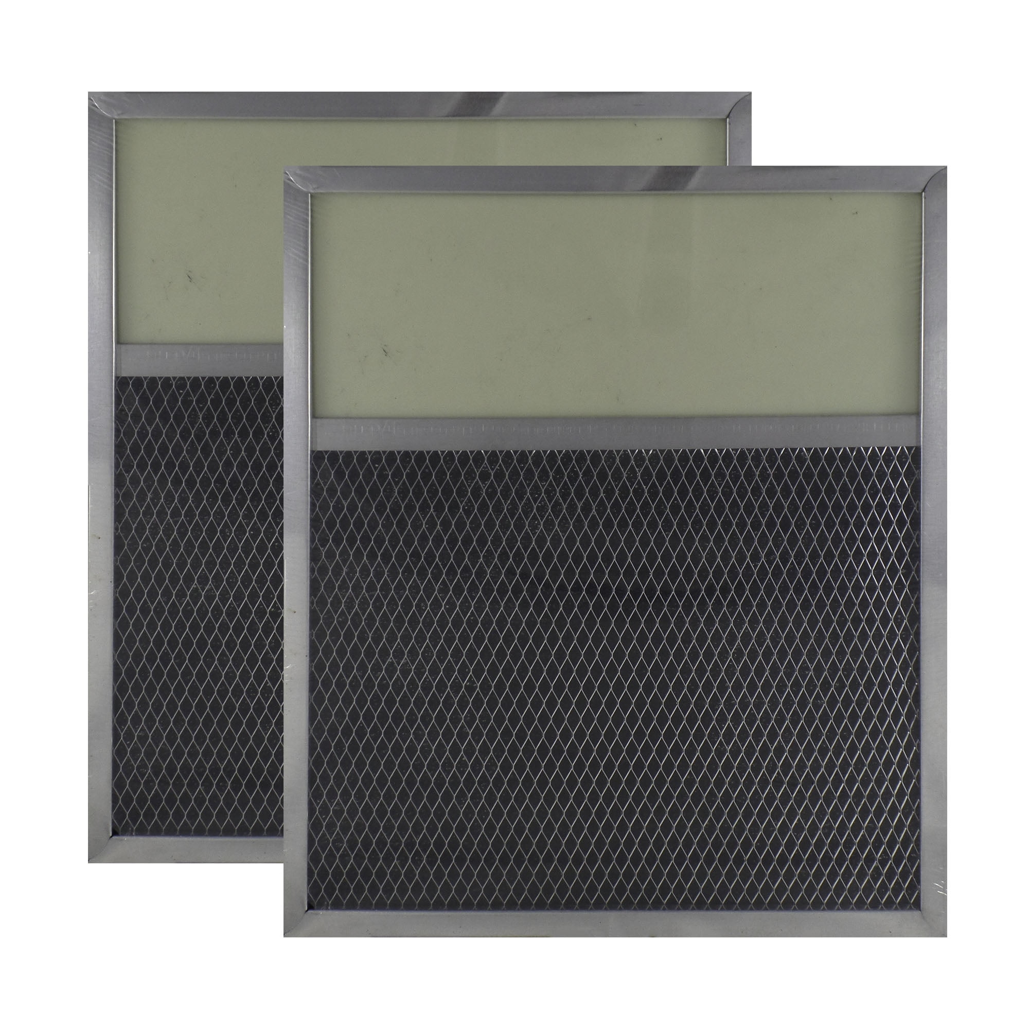 2Pack Air Filter Factory 107/8 x 117/8 x 7/16 Aluminum Charcoal