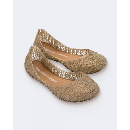 Mini Melissa Girl's Campana Papel Flat