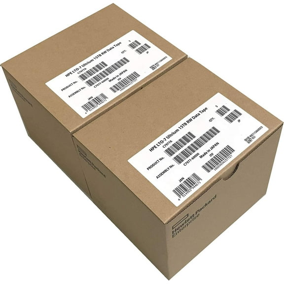 10-Pack HPE LTO 7 Ultrium C7977A 6TB/15TB Data Cartridge