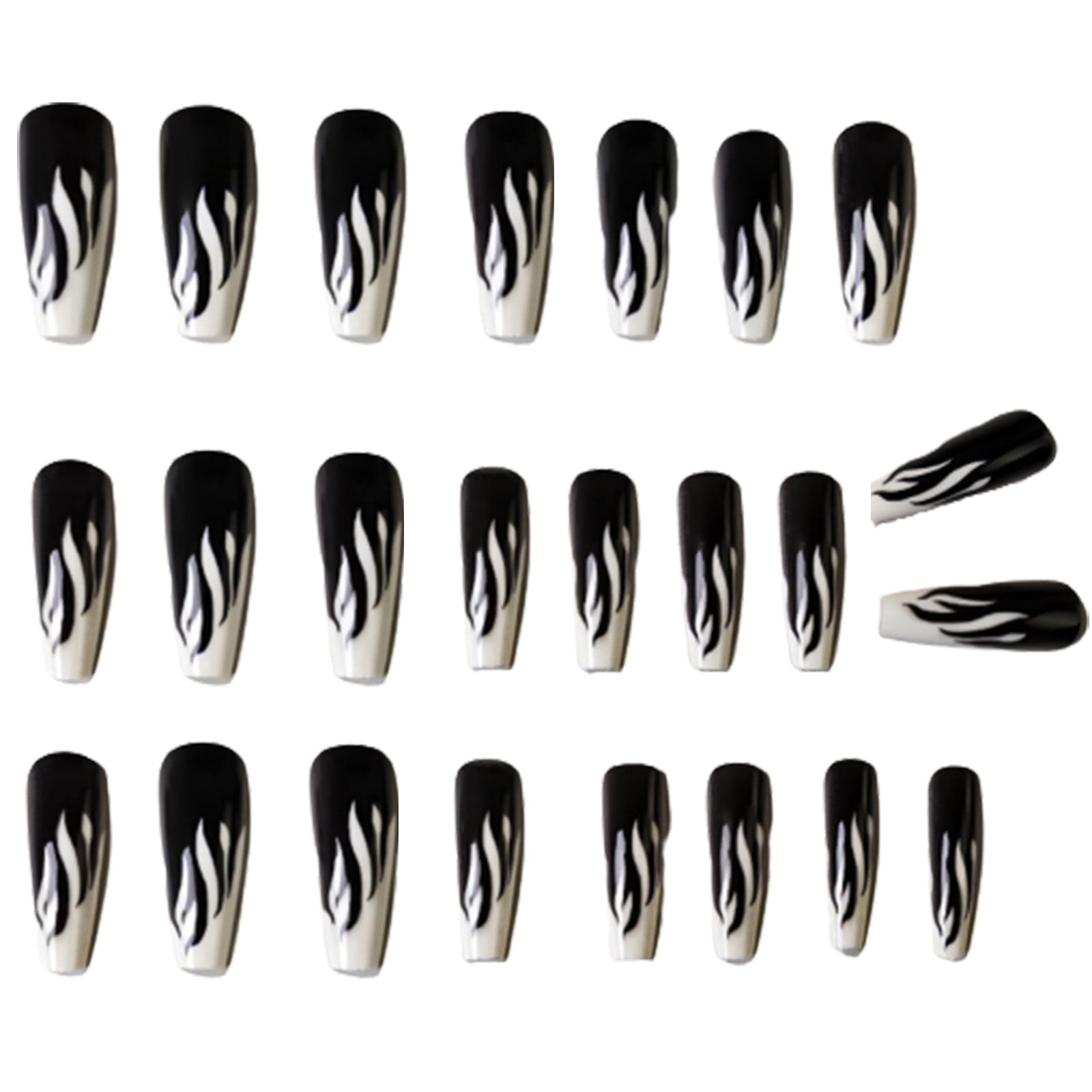 24 Pieces Of Fake Nails Nail Art Patches Wearable Nail Art Products