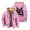 Pink, variant on Kill Tony Redban Zipper Jacket Long Sleeve Winter Parka Women Men Casual Fashion Coat
