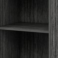 thumbnail image 4 of Kira 36 Inch Accent Cabinet with Shelf, Premium Wood, Smoke Gray Finish- Saltoro Sherpi, 4 of 5