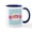 White/Navy Inside, variant on CafePress - Happy Easter Mug - 11 oz Ceramic Mug - Novelty Coffee Tea Cup