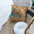 thumbnail image 3 of Boho Pillow Covers 20x20 Inch, Persian Red Blue Vintage Throw Pillow Cover Antique Ethnic Decorative Red Blue Pillow Cases Home Decor Square Linen Pillowcase, 3 of 6