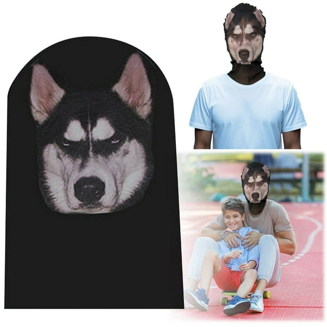 Binwennn Funny Funny Expression Pack Funny Human Face Pattern Tricky Headgear Cycling Sunscreen Funny Toy A 3 Party 9 Party