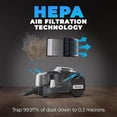 thumbnail image 6 of Kenmore DC5070.01 Upgrade 500 Series Bagless Canister Vacuum with Hair Eliminator Brushroll，2-Motor Cyclonic Technology, HEPA Filtration & 24' Auto Cord Rewind for Pet, Carpets, Hard Floors, Stairs, 6 of 7