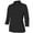 Black, variant on Monterey Club Women's Artsy Animal Emboss Long Sleeve Golf Polo Shirt #2444