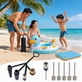 thumbnail image 2 of Adaptor Inflating Nozzle Kit Air Valve Connection Tool Portable Inflatable Valve Connector 4/1 Compact Multi purpose Valves Adapter Pump Needle Basketball, 2 of 8