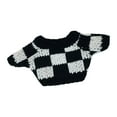 thumbnail image 2 of Kokiya Doll Clothes for 20cm Dolls DIY Birthday Gift Dress up Cute Knitted Clothing Black White, 2 of 9