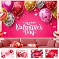 Xinwennn New Valentine Day Decoration Hanging Cloth Party Holiday Photo