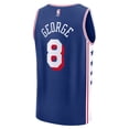 thumbnail image 3 of Youth Fanatics Paul George Royal Philadelphia 76ers Fast Break Replica Player Jersey - Icon Edition, 3 of 3