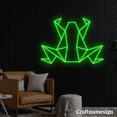 thumbnail image 2 of Craftnamesign Frog Geometric Neon Sign for Bedroom Kid Room Shop Wall Decor, 2 of 4