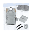 thumbnail image 4 of Pañalera Mochila Bebe 7pz Lab.G Gris, 4 of 5