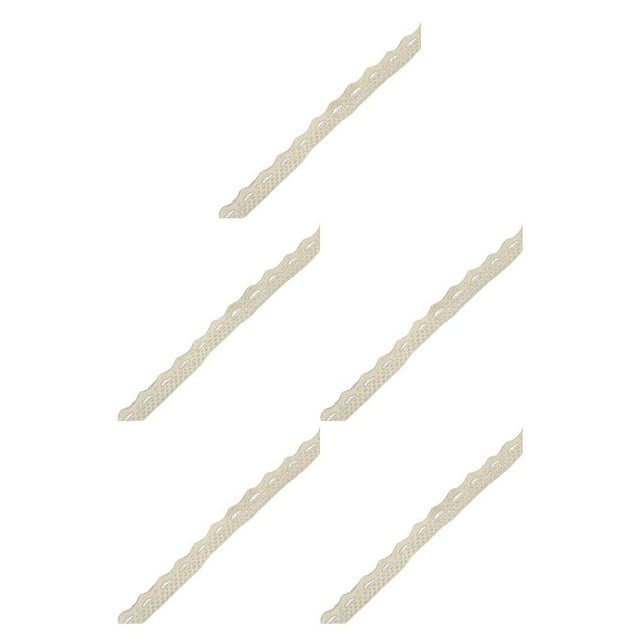 kurtrusly 1 Roll Lace Craft Ribbon Useful Sewing Accessory Good-looking Lace Trim Type4 5Set