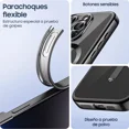 thumbnail image 4 of Pequeño bolso bandolera para teléfono móvil, funda para teléfono móvil con cartera colgante, bolso bandolera de piel sintética, pasaporte, funda para teléfono móvil con ranura para tarjetas, correa, 4 of 7