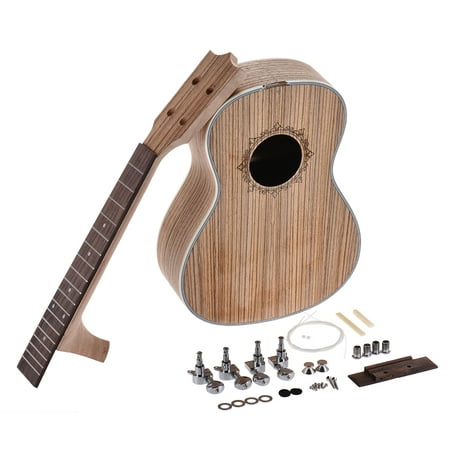 26in Tenor Ukelele Ukulele Hawaii Guitar DIY Kit Rosewood Fingerboard with Pegs String Bridge (Best Tenor Ukulele Under 400)