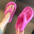 thumbnail image 6 of Hot Pink Women'S Casual Summer Beach Sandals Flat Slip-Resistant Outdoor Travel Slippers Bathroom Shower Footwear, 6 of 9