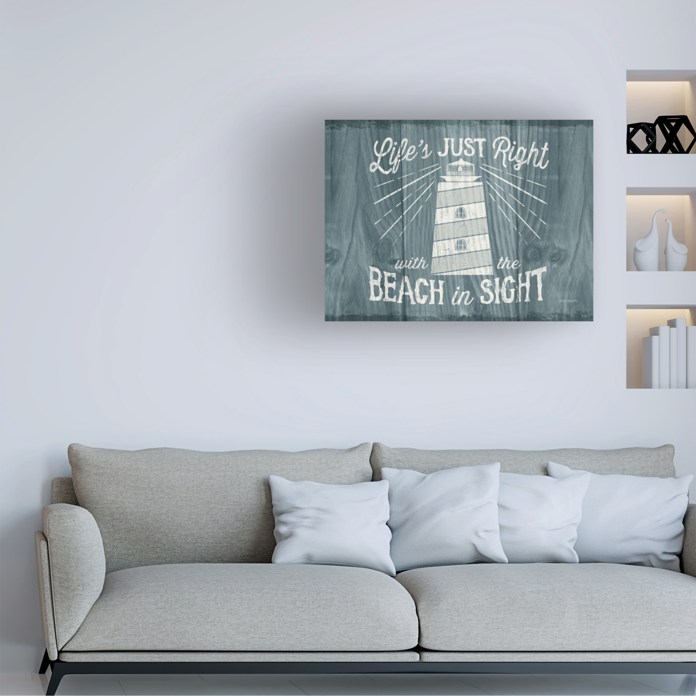 Trademark Fine Art 'Up North III v2 Crop' Canvas Art by Laura Marshall