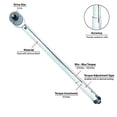 thumbnail image 4 of Performance Tool M200DB 1/2-Inch Drive Click Torque Wrench, 4 of 4