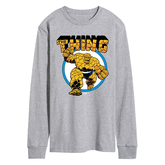 Fantastic Four - Thing Logo - Men's Long Sleeve Graphic T-Shirt
